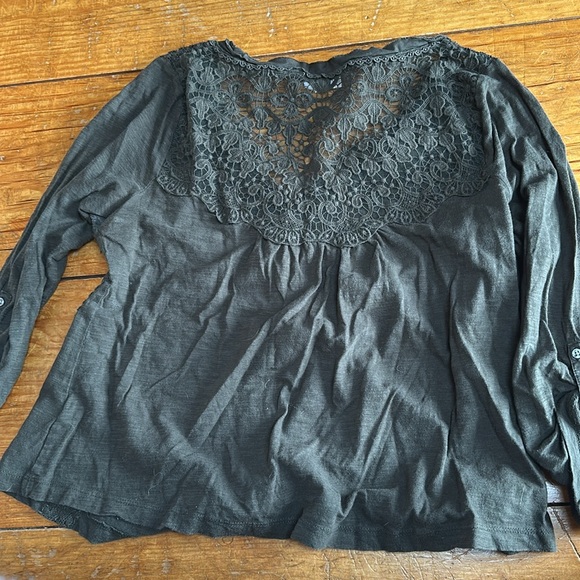 Anthro Meadow Rue top with crochet detail - Picture 8 of 8